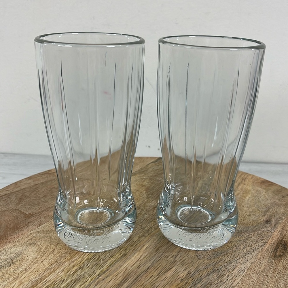 Coca-Cola 100 Years “Root Beer Float” Glasses-Set of Two